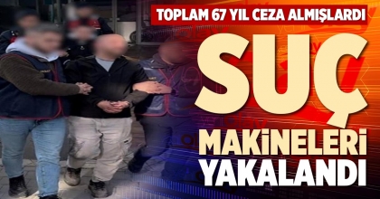 SUÇ MAKİNELERİ YAKALANDI