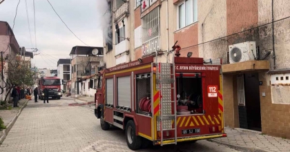 SÖKE’DE YANGIN PANİĞİ