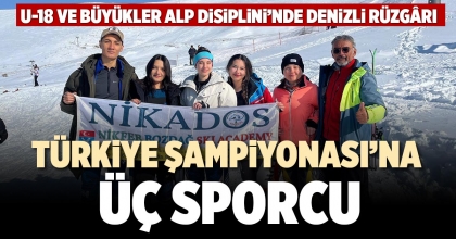 TÜRKİYE ŞAMPİYONASI’NA ÜÇ SPORCU