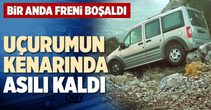 UÇURUMUN KENARINDA ASILI KALDI