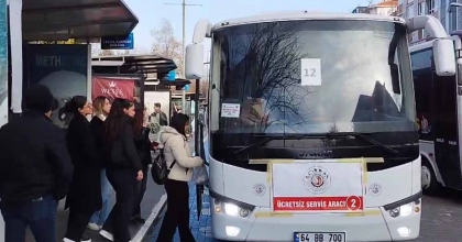 UŞAK BELEDİYESİNDEN ÜCRETSİZ SERVİS DUYURUSU
