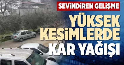 YÜKSEK KESİMLERDE KAR YAĞIŞI