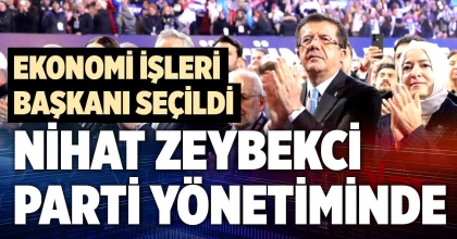 ZEYBEKCİ EKONOMİ İŞLERİ BAŞKANI SEÇİLDİ