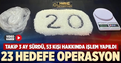 23 HEDEFE OPERASYON
