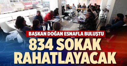 834 SOKAK RAHATLAYACAK