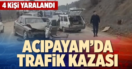 ACIPAYAM’DA TRAFİK KAZASI