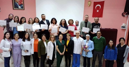 AYDIN DEVLET HASTANESİ'NDEKİ EĞİTİM PROGRAMI SONA ERDİ