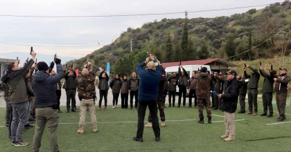 AYDIN'DA ORMANCILARA SİLAH EĞİTİMİ VERİLDİ