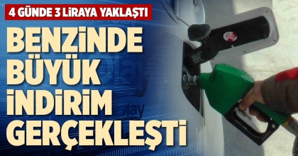 BENZİNDE BÜYÜK İNDİRİM GERÇEKLEŞTİ