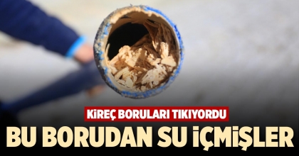 BU BORUDAN SU İÇMİŞLER