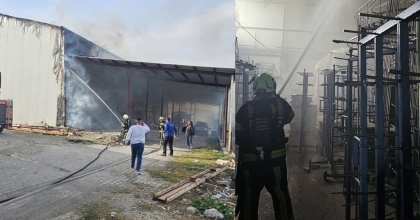 BULDAN’DA DEPO YANGINI