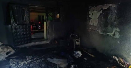 BENZİN DÖKÜLEN SOBA FACİAYA NEDEN OLDU: 1 ÖLÜ, 4 YARALI