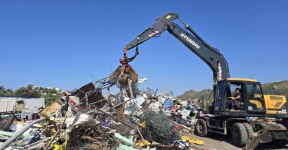 BODRUM'DA 146 BİN 600 KİLOGRAM HURDA TOPLANDI