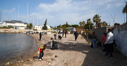 BODRUM’DA DENİZ ÇÖPLERİ KAYIT ALTINA ALINDI