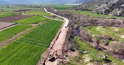 BÜYÜKŞEHİR’DEN MİLAS KIRSALINA 80 MİLYONLUK YOL YATIRIMI