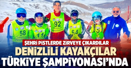 DENİZLİLİ KAYAKÇILAR TÜRKİYE ŞAMPİYONASI’NDA 