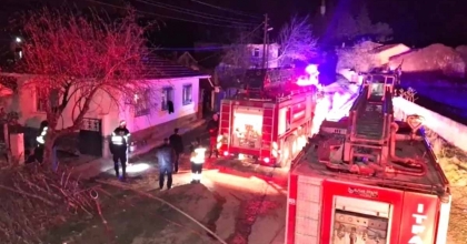 EMET’TE KORKUTAN YANGIN