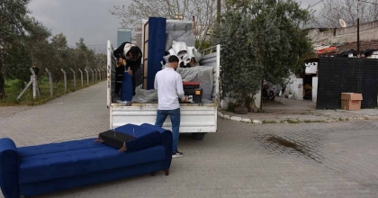 EVİ YANAN PERSONELE BAŞKAN ZENCİRCİ'DEN EŞYA DESTEĞİ