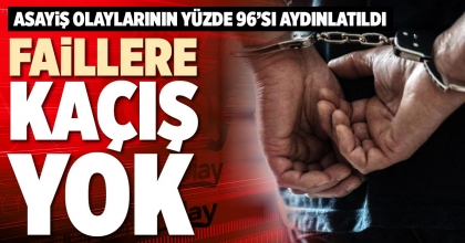 FAİLLERE KAÇIŞ YOK