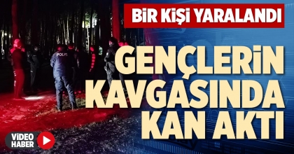 GENÇLERİN KAVGASINDA KAN AKTI