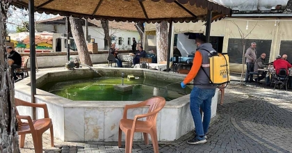 GERMENCİK'TE HER KÖŞE İLAÇLANIYOR