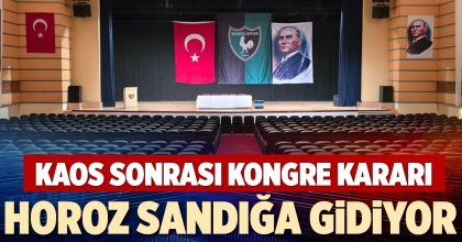 HOROZ SANDIĞA GİDİYOR