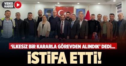 İSTİFA ETTİ!