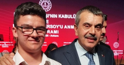 İSTİKLAL MARŞINI EN GÜZEL OKUYAN SALİH, DENİZLİ’Yİ TEMSİL ETTİ