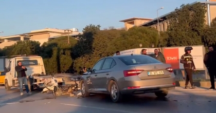 METRELERCE SAVRULAN MOTOSİKLETLİ HAYATINI KAYBETTİ