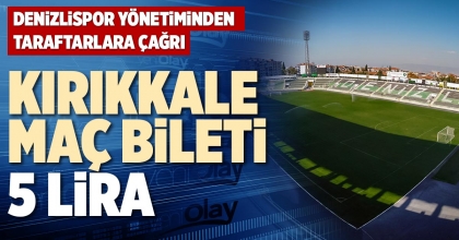KIRIKKALE MAÇ BİLETİ 5 LİRA