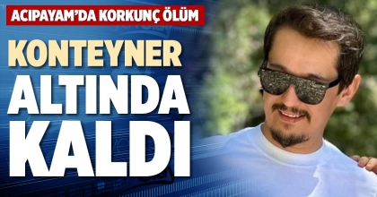 KONTEYNER ALTINDA KALDI