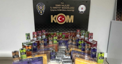 KARGOYLA GÖNDERİLEN KOLİLERDEN BİNLERCE KAÇAK ÜRÜN ÇIKTI