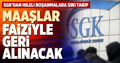 MAAŞLAR FAİZİYLE GERİ ALINACAK