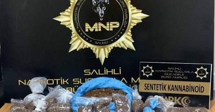 MANİSA'DA 1 KİLO 150 GRAM BONZAİ ELE GEÇİRİLDİ