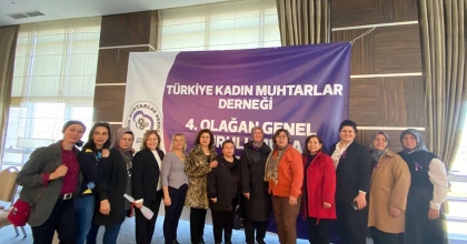 MANİSALI KADIN MUHTARLAR ANKARA'DA BİRLİK VE DAYANIŞMA MESAJI VERDİ