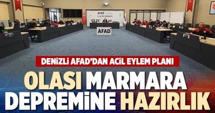 OLASI MARMARA DEPREMİNE HAZIRLIK
