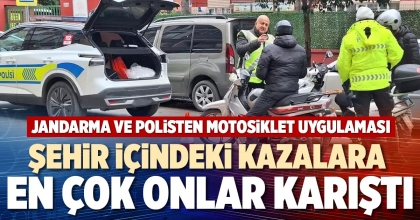 ŞEHİR İÇİNDEKİ KAZALARA EN ÇOK ONLAR KARIŞTI