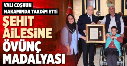 ŞEHİT AİLESİNE ÖVÜNÇ MADALYASI