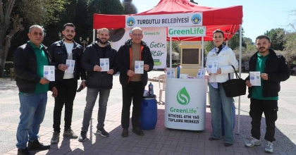 TURGUTLU BELEDİYESİNDEN ÇEVRECİ KAMPANYA