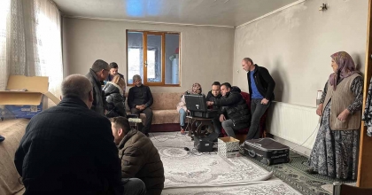 UŞAK’TA 253 VATANDAŞIN BAŞVURULARI ADRESLERİNDE ALINDI