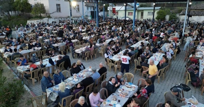 YAĞDERELİLER İMECE USULÜ İFTARDA BULUŞTU