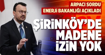 ŞİRİNKÖY’DE MADENE İZİN YOK