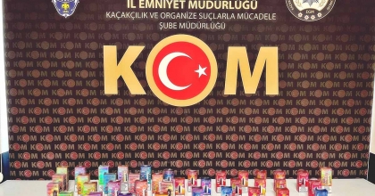 POLİS 42 ADET KAÇAK ELEKTRONİK SİGARA ELE GEÇİRDİ