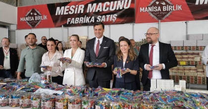 MANİSA MESİR TİCARET FUARI AÇILDI