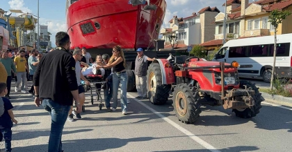TRAKTÖRLE TEKNE ÇEKERKEN DÜŞEN ADAM HAYATINI KAYBETTİ