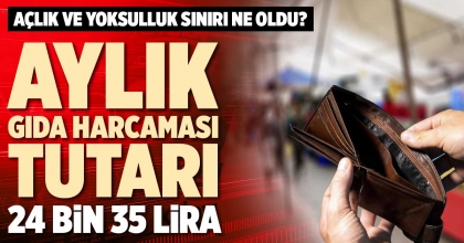 AYLIK GIDA HARCAMASI TUTARI 24 BİN 35 LİRA