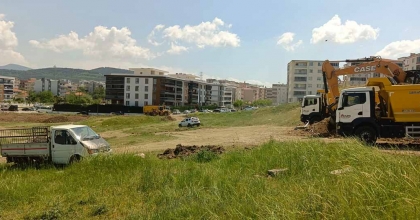 ALİAĞA ADLİYE SARAYI'NIN TEMEL KAZISI BAŞLADI