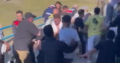 AMATÖR MAÇ SAVAŞ ALANINA DÖNDÜ