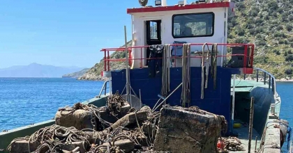 ANTİK LİMANDAKİ TONOZLAR KALDIRILDI