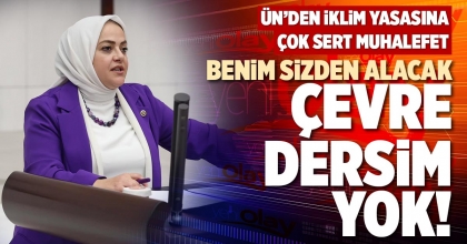 BENİM SİZDEN ALACAK ÇEVRE DERSİM YOK!